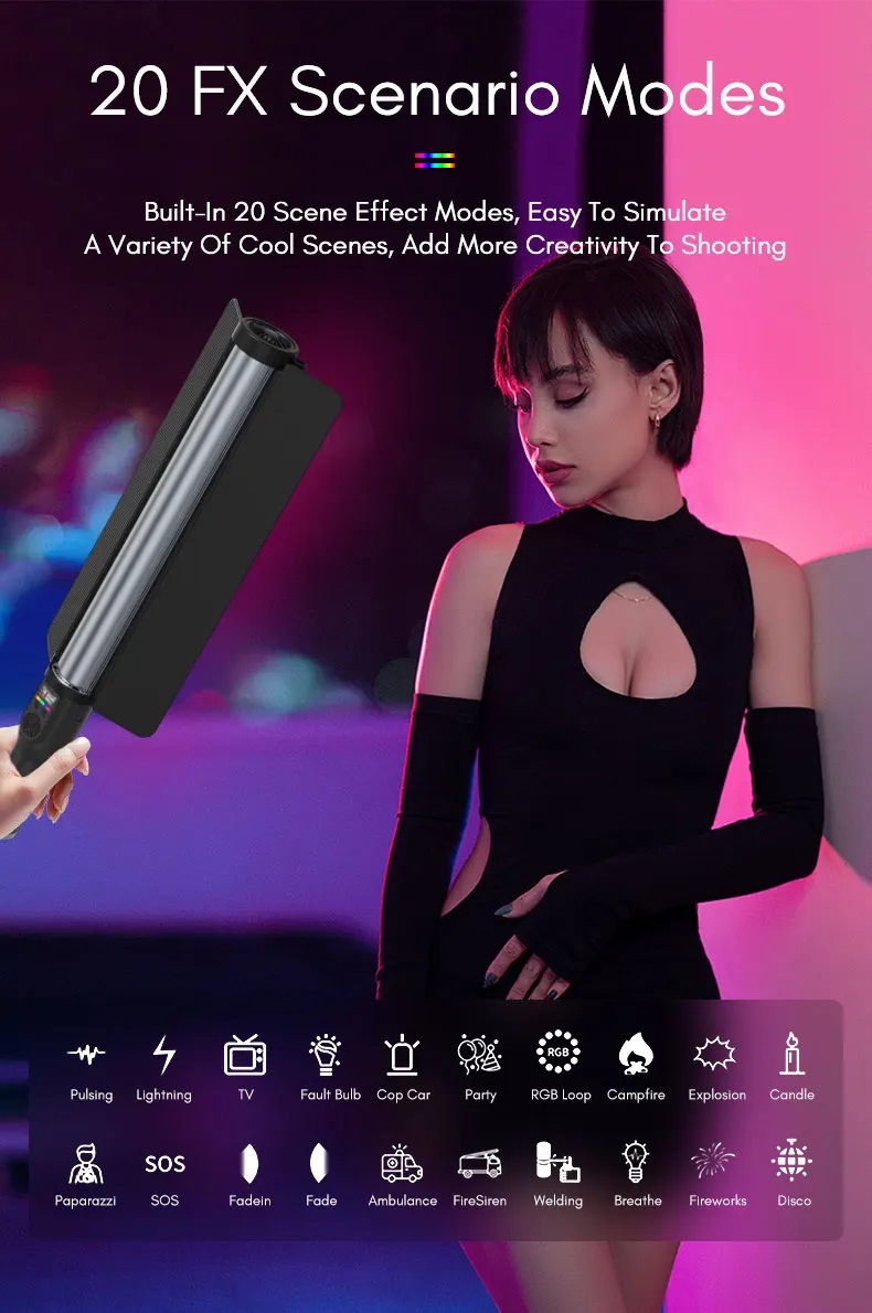 Đèn led Tolifo ST-60W RGB