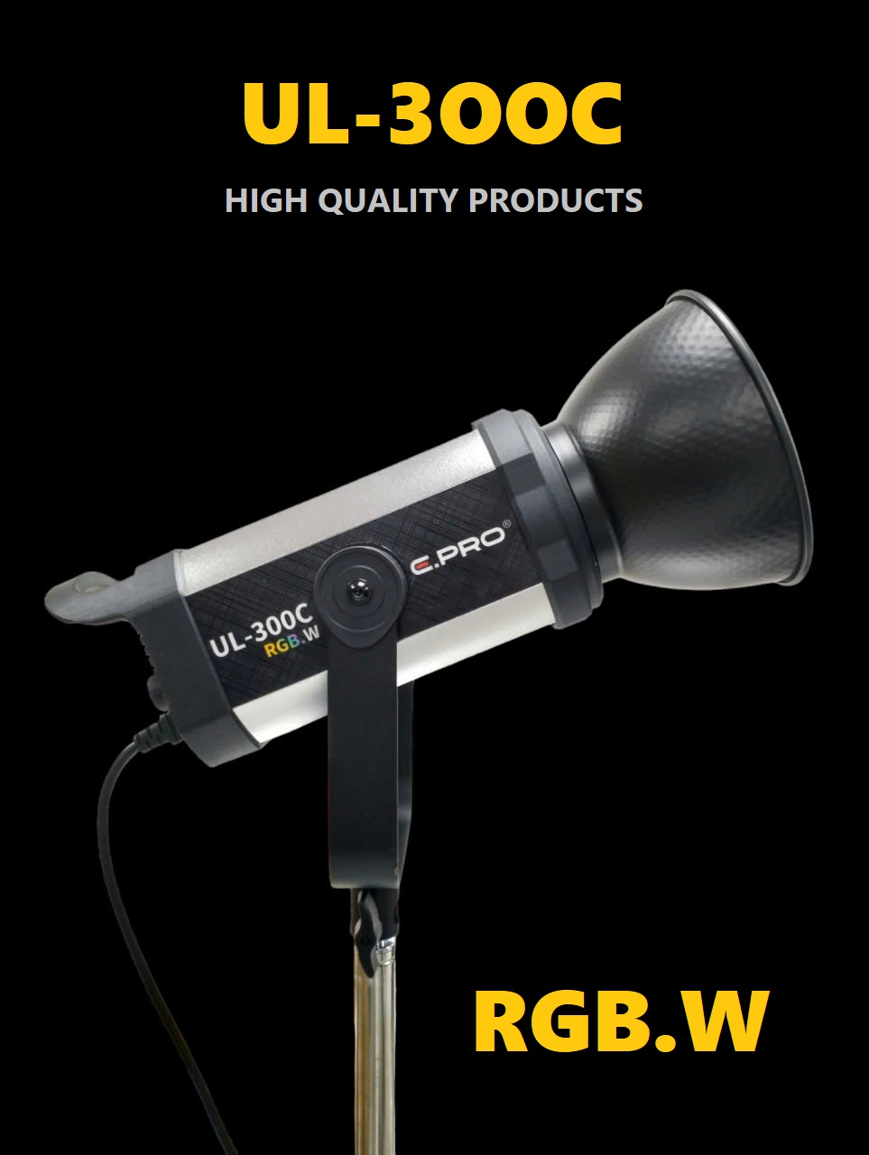Đèn LED E.PRO UL-300C: Giải Pháp Chiếu Sáng Hoàn Hảo Cho Studio Của Bạn