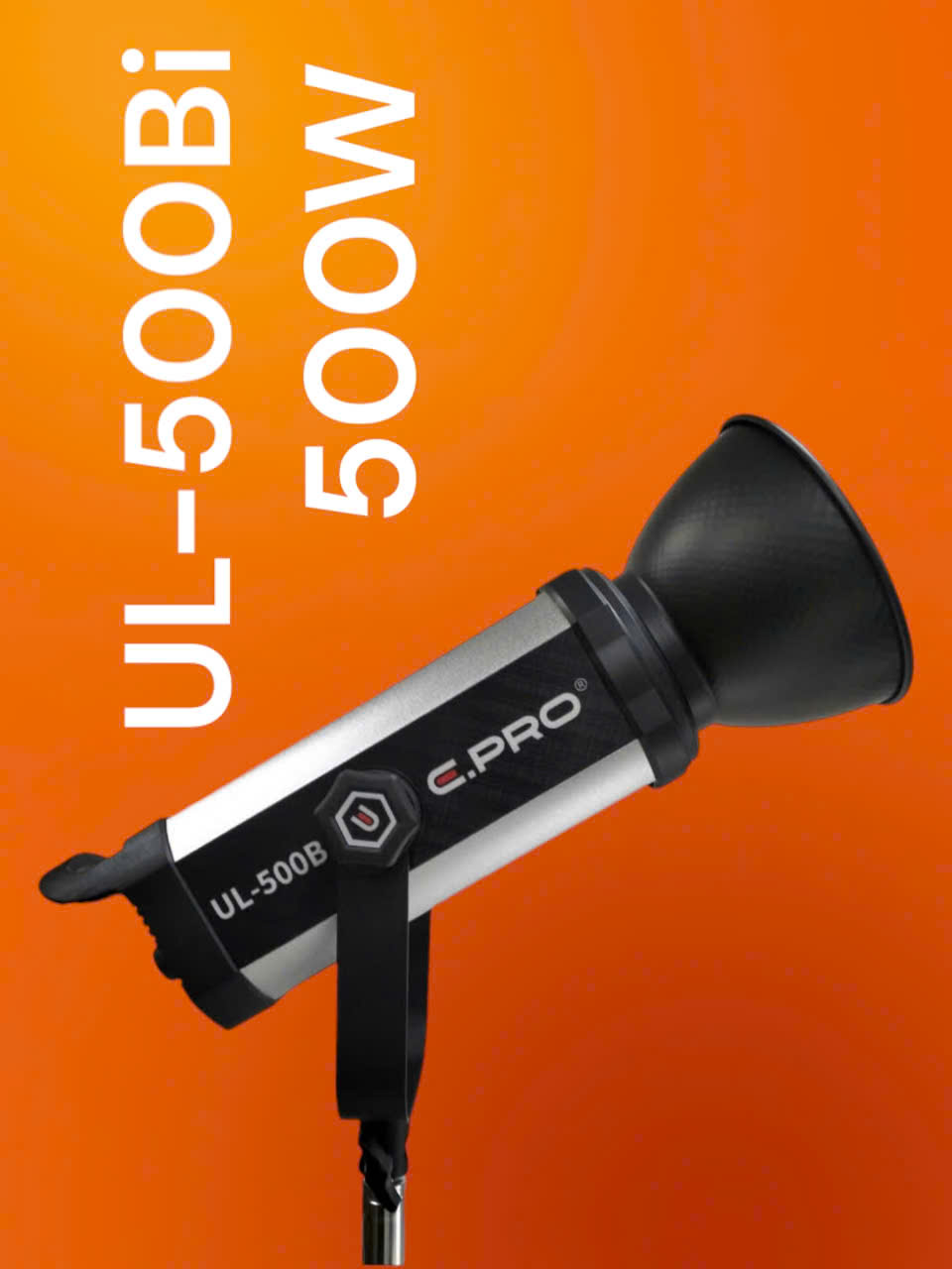 Đèn LED E.PRO UL-500Bi Color 2700-6500K Thiết kế mới ấn tượng chuyên nghiệp dòng sản phẩm ra mắt nhằm tối ưu hóa ánh sáng cho quay phim , chụp hình chuyên nghiệp