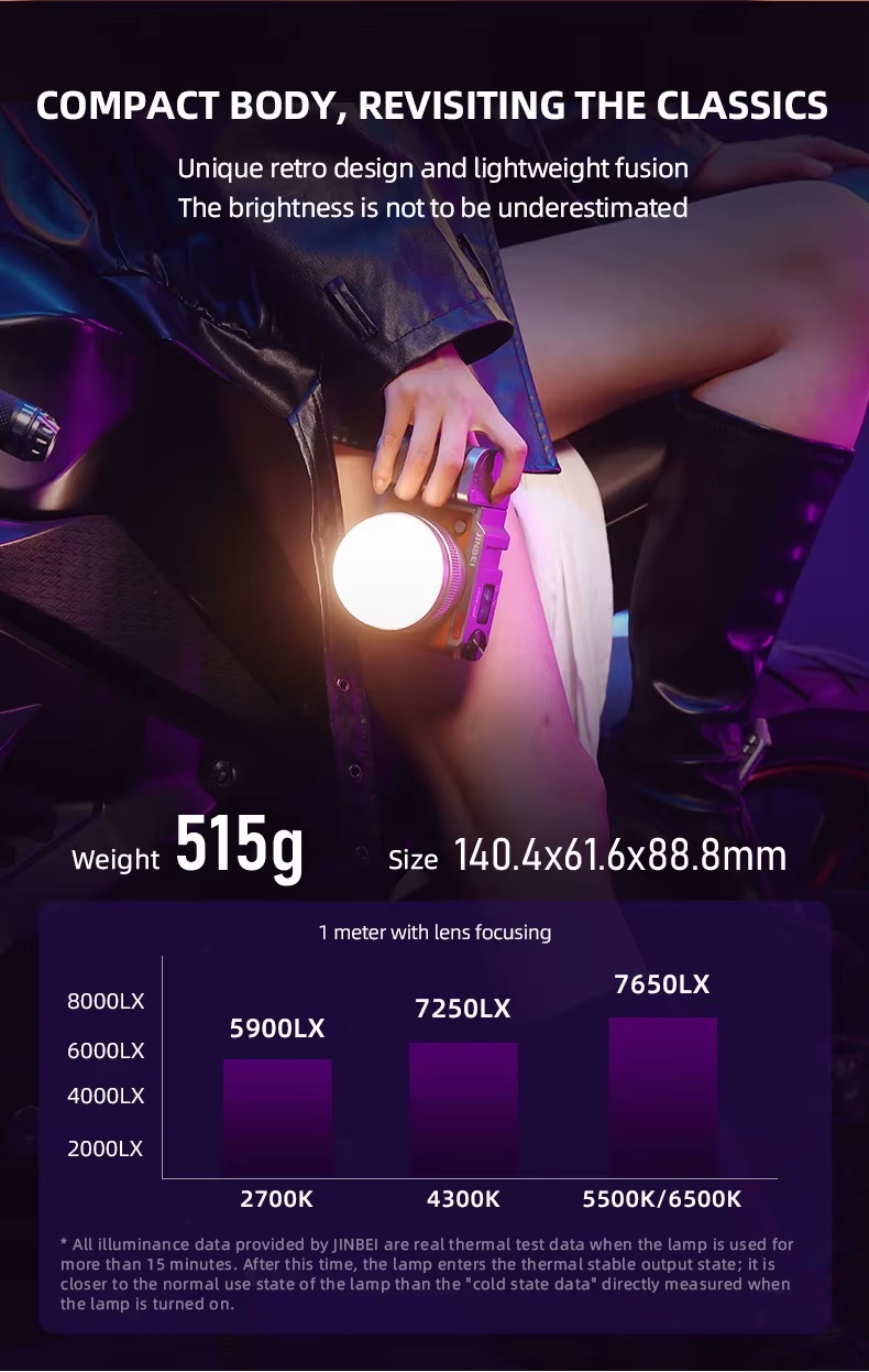 JINBEI EF-40Bi 2700-6500K 