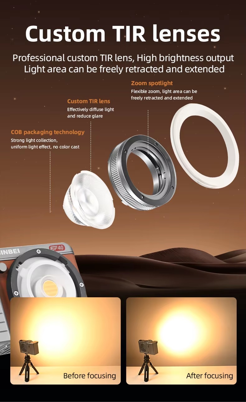 JINBEI EF-40Bi 2700-6500K 