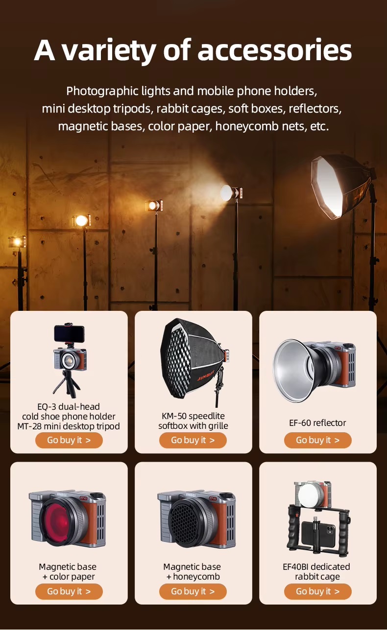 JINBEI EF-40Bi 2700-6500K 