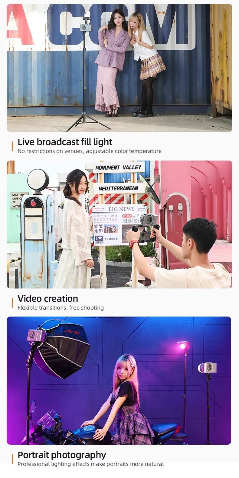 JINBEI EF-40Bi 2700-6500K 