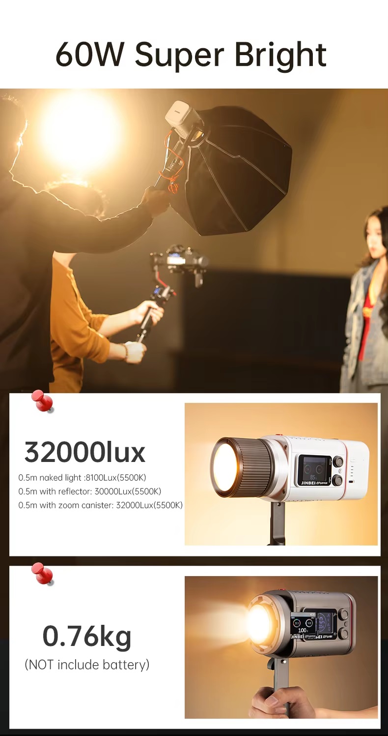 Đèn Jinbei EF-60RGB 60W 