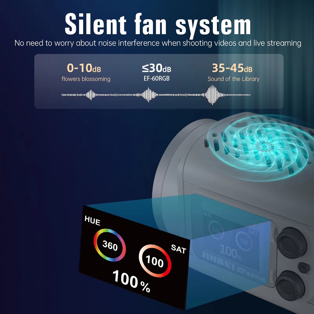 Đèn Jinbei EF-60RGB 60W 