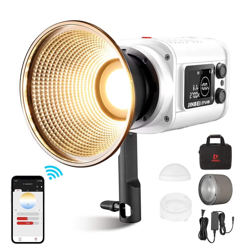 Jinbei EF-60Bi 2700-6500K led trợ sáng cầm tay 
