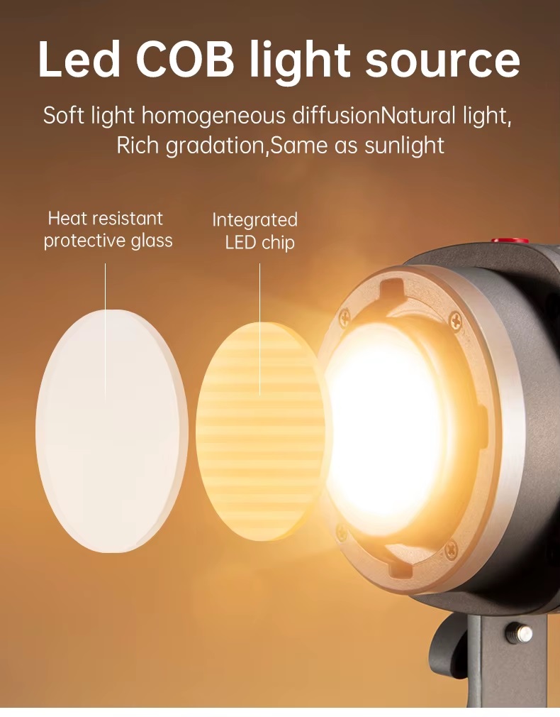 Jinbei EF-60Bi 2700-6500K led trợ sáng cầm tay 