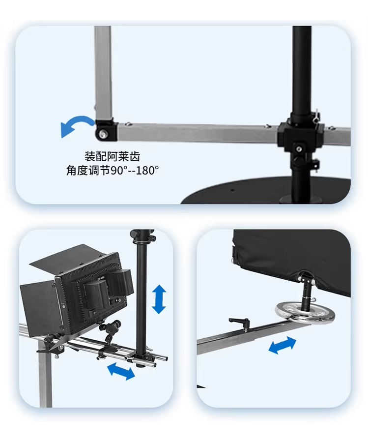 Bàn xoay chụp sản phẩm 2 trục 360 Độ EX-360 PRO