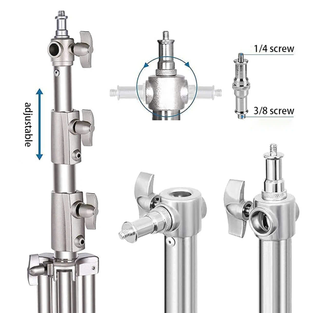 CHÂN ĐÈN INOX 280 