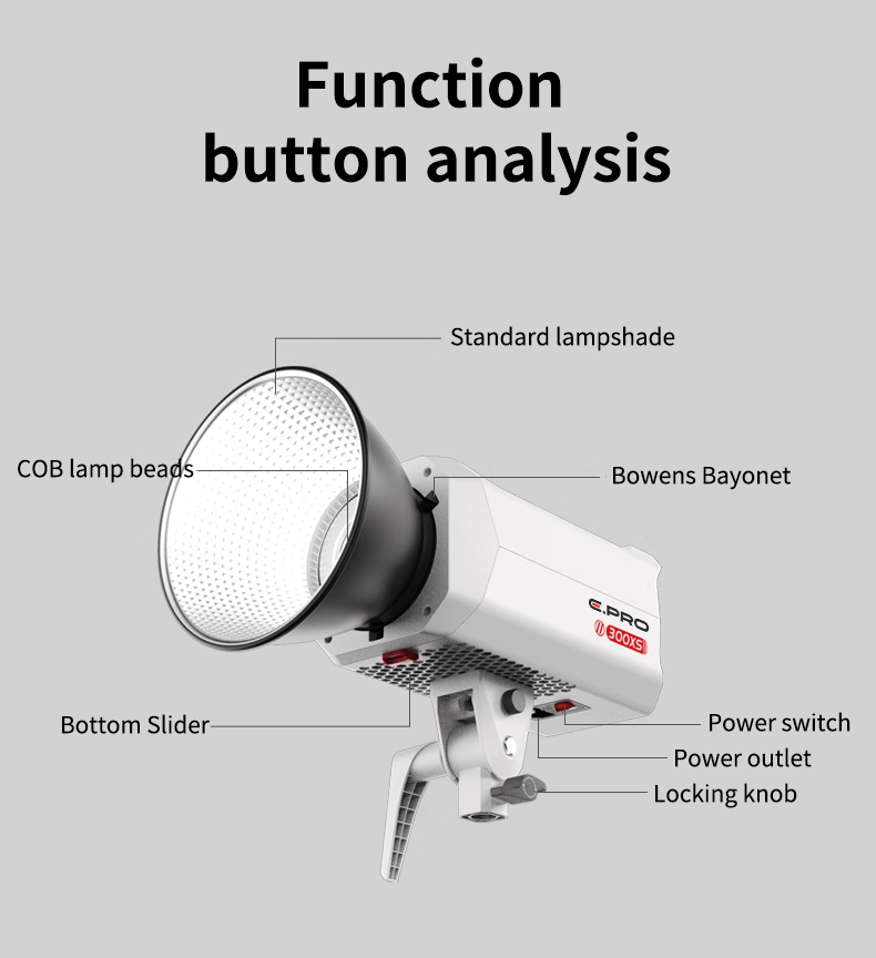 Đèn LED COB E.PRO 300XS 300W BI-COLOR 2800-6500K