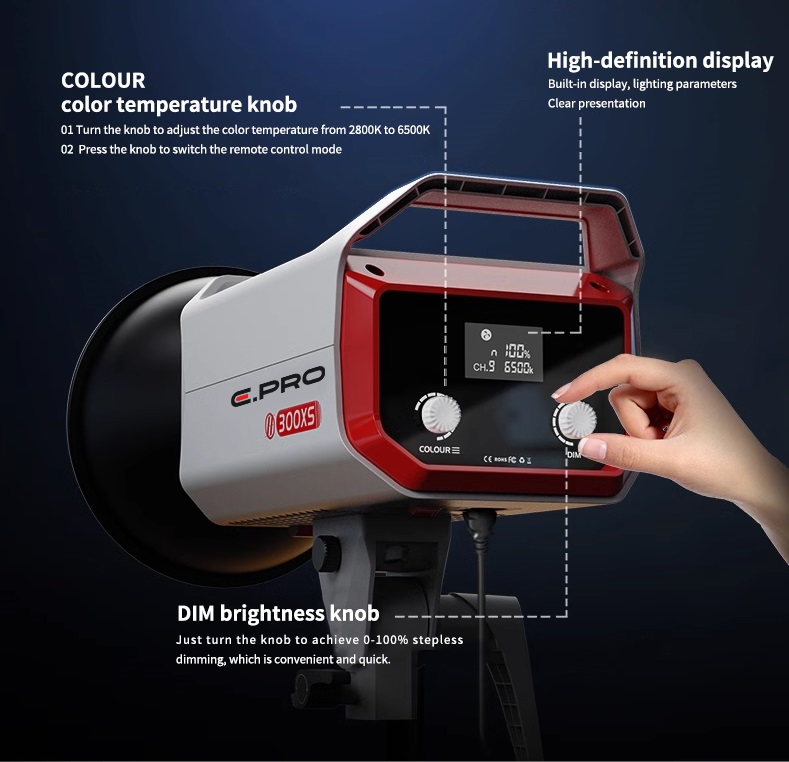 Sự lưạ chọn mới cho giải pháp ánh sáng LED VIDEO LIGHT E.PRO 300XS