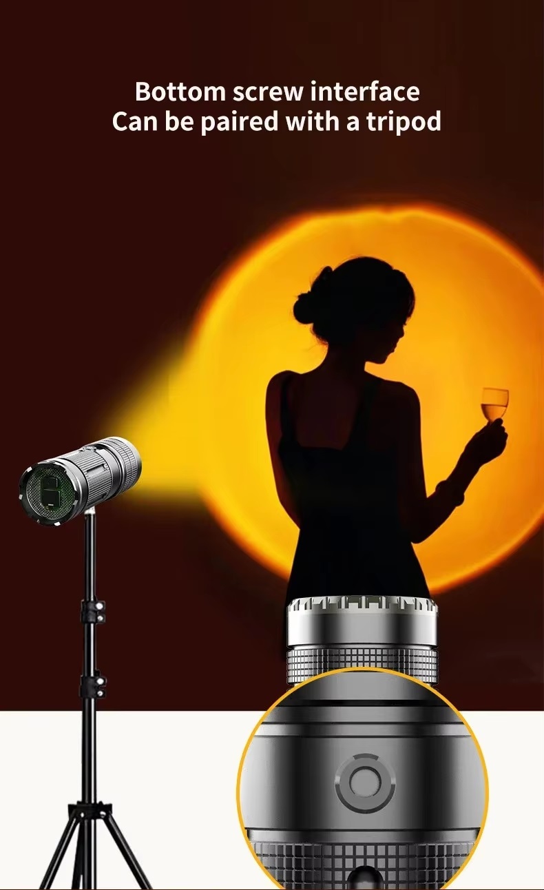 Đèn LED Pin cầm tay RGB -Gobo