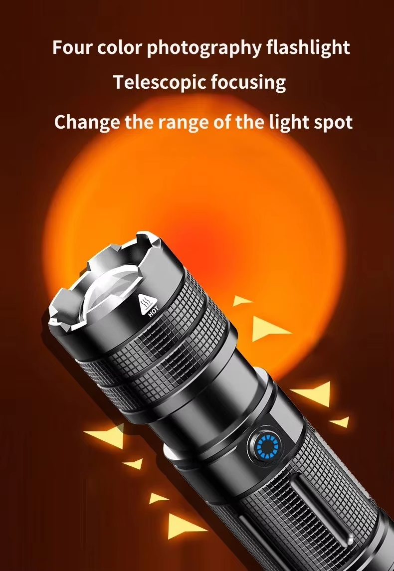Đèn LED Pin cầm tay RGB -Gobo