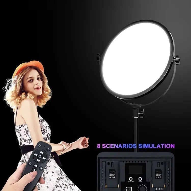 ZSYB LED PB-360Bi 60W Livestream Thiết bị livestream nhỏ gọn siêu mỏng thiết kế vật liệu nhôm với tấm tản sáng chuyên dùng cao cấp không gây chói Nhiệt độ màu 3200-5600k Thiết bị chuyên dùng cho chụp ảnh sản phẩm, make up , livestream
