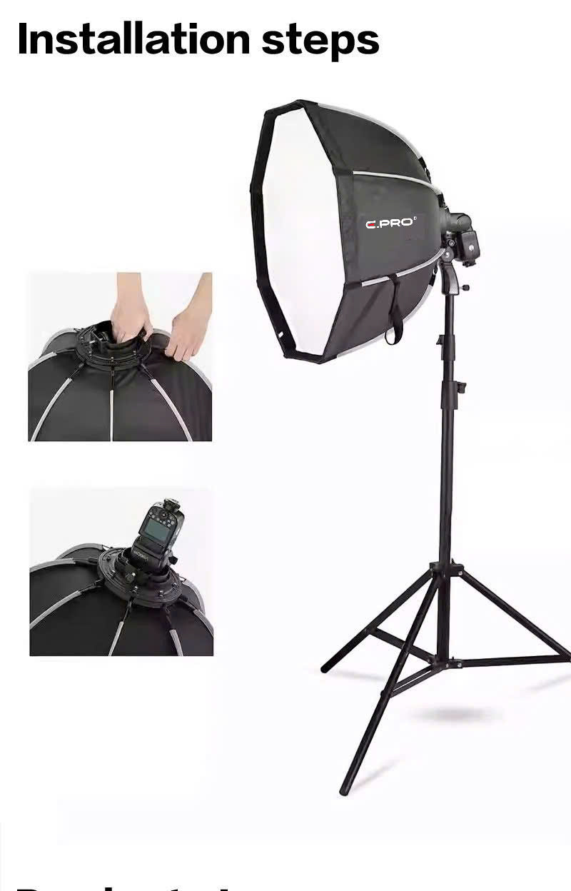 Softbox Speedlite E.PRO KS GRID THAO TÁC NHANH