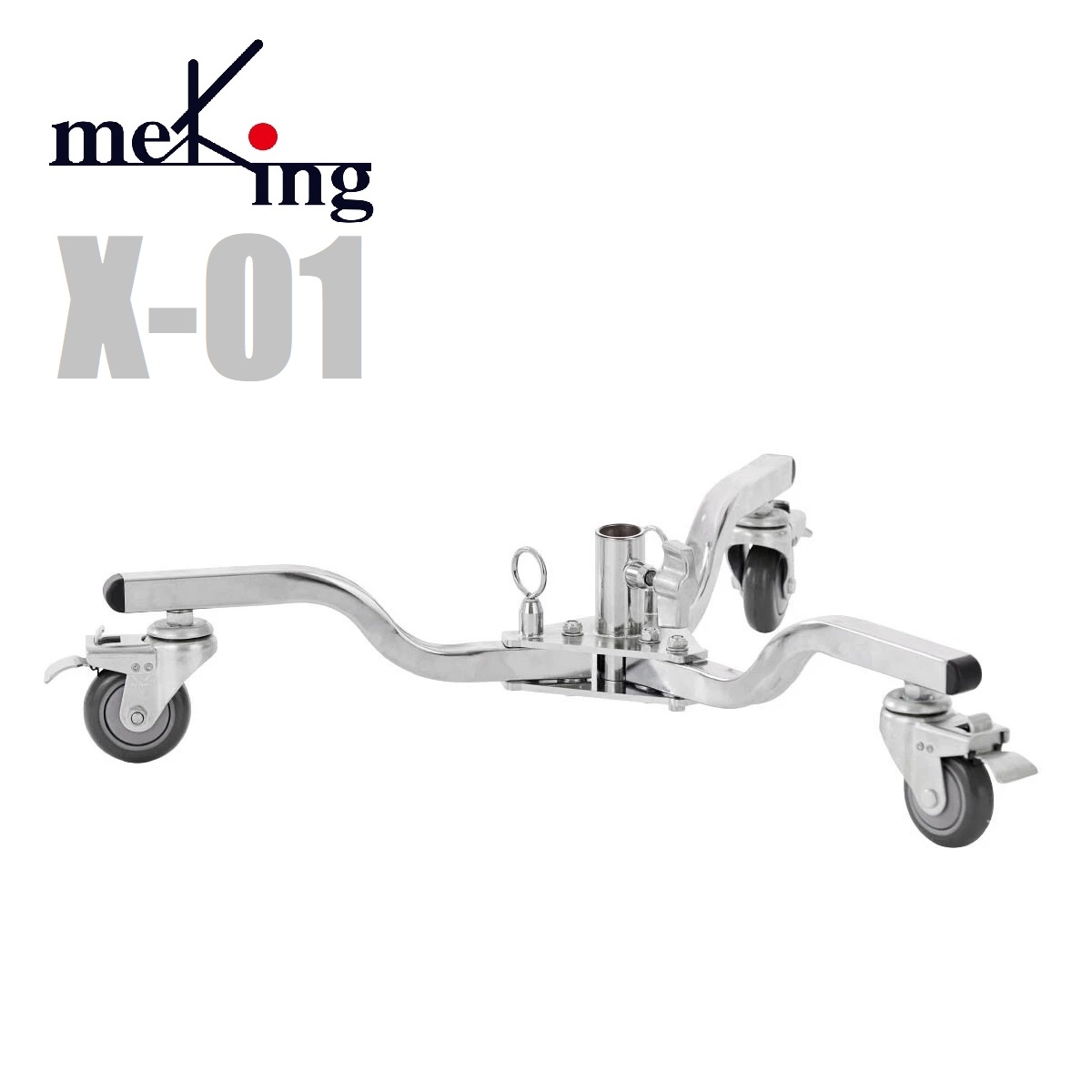 Chân Đèn Bánh Xe Cận Sàn Meking X-01 Chính Hãng – Chịu Tải 80kg Cho Studio