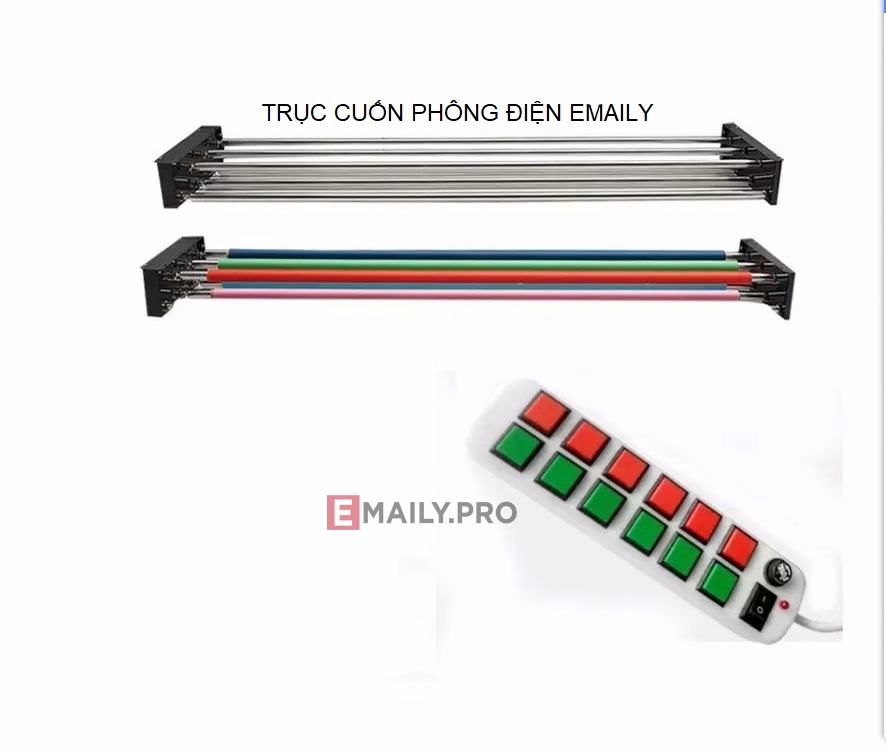 Trục cuốn phông motor điện 3 Phông