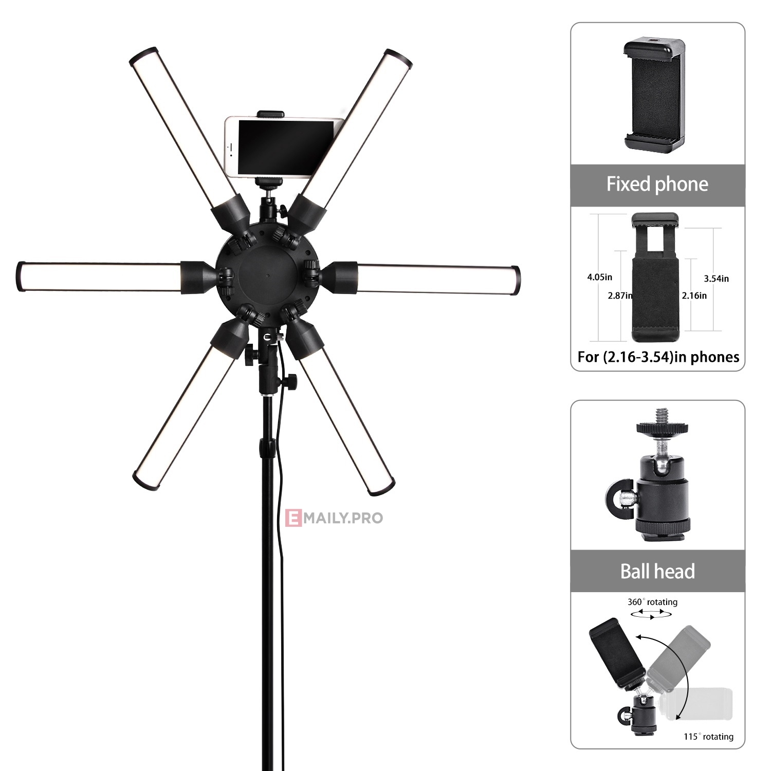 ĐÈN LED STAR LIGHT HD-60X LIVESTREAM