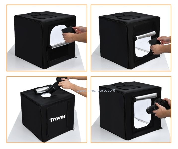 Hộp chụp sản phẩm 80*80cm LED