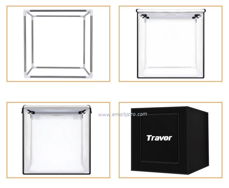 Hộp chụp sản phẩm 100*100cm LED