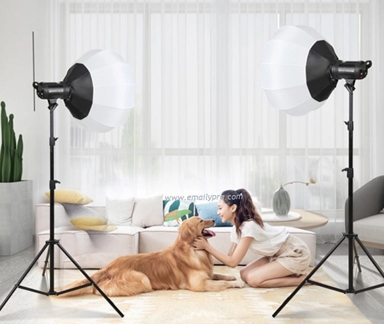 KIT LED 120W EX-60II Softbox Ball 65cm