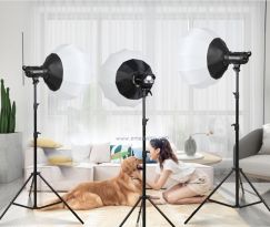 KIT LED 180W EX-60II Softbox Ball 65cm