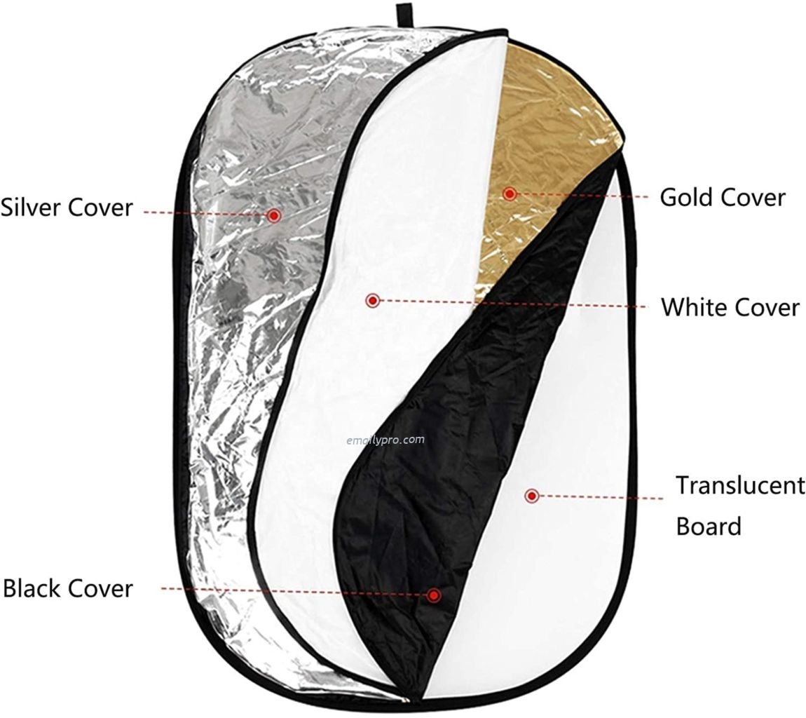 Hắt sáng 90x120cm-5in1