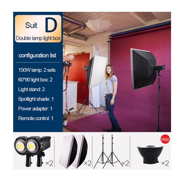 Bộ chụp sản phẩm - Video Light  LED LZ150W-D