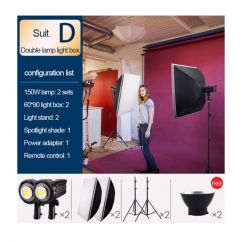 Bộ chụp sản phẩm - Video Light  LED LZ150W-D