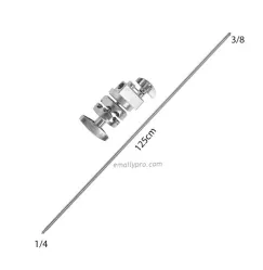 TAY BOOM INOX 126CM - 1GRIP HEAD
