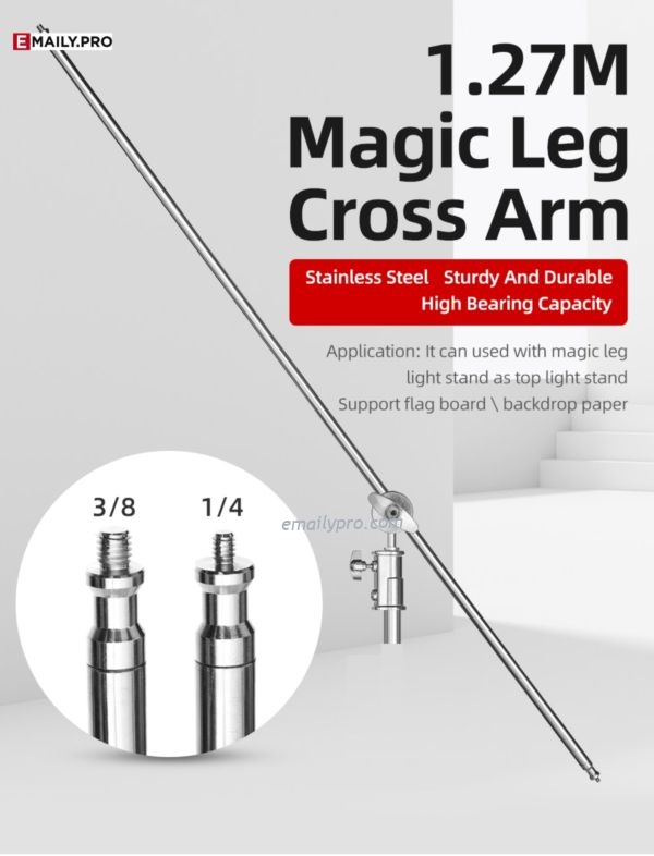 TAY BOOM INOX 126CM
