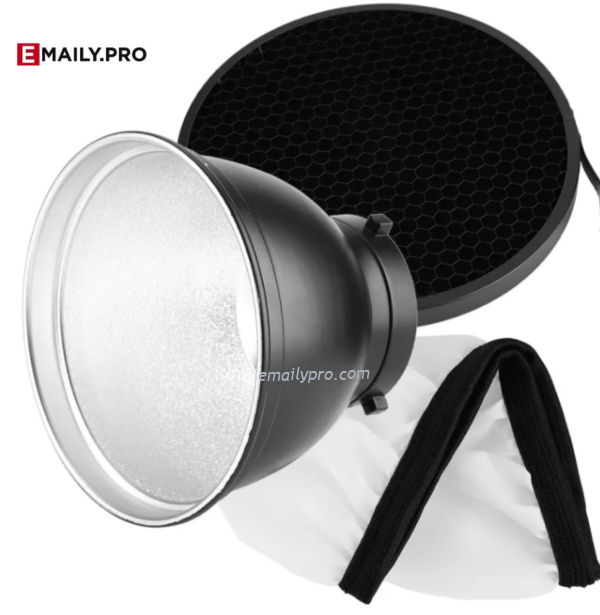 Combo Chóa Đèn Godox Reflector - HONEYCOM - Vải tản sáng