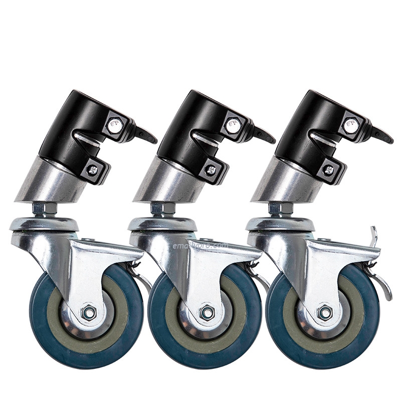 CHÂN BOOM INOX FL-320 BÁNH XE