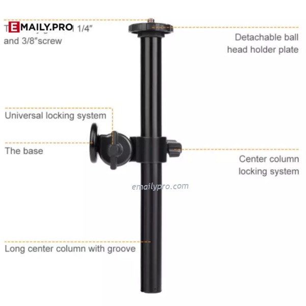 BOOM XOAY CHIỀU ĐA GÓC CHO CHÂN MÁY ẢNH