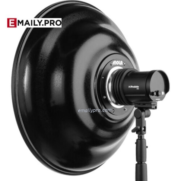 Mola Beauty Dish Mount Bowen 60cm- White