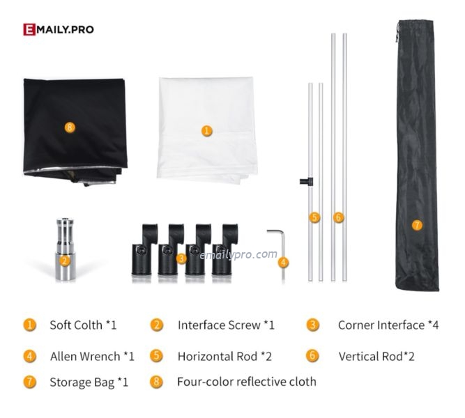 Tản sáng 5in1 90x120cm