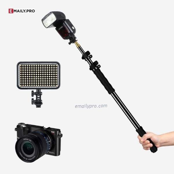 Tay  phụ trợ đèn  flash Speedlite - led - tản sáng
