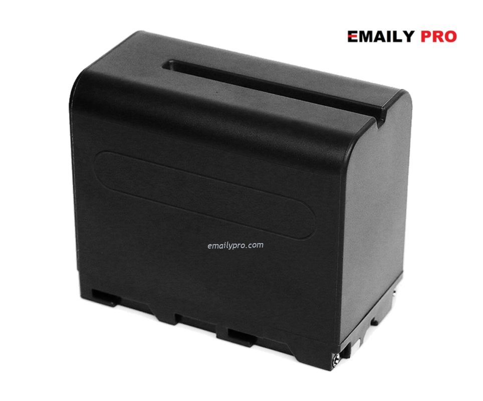 Combo gá chuyển đổi pin V-LOCK sang 2 pin NP 970 + Sạc nhanh