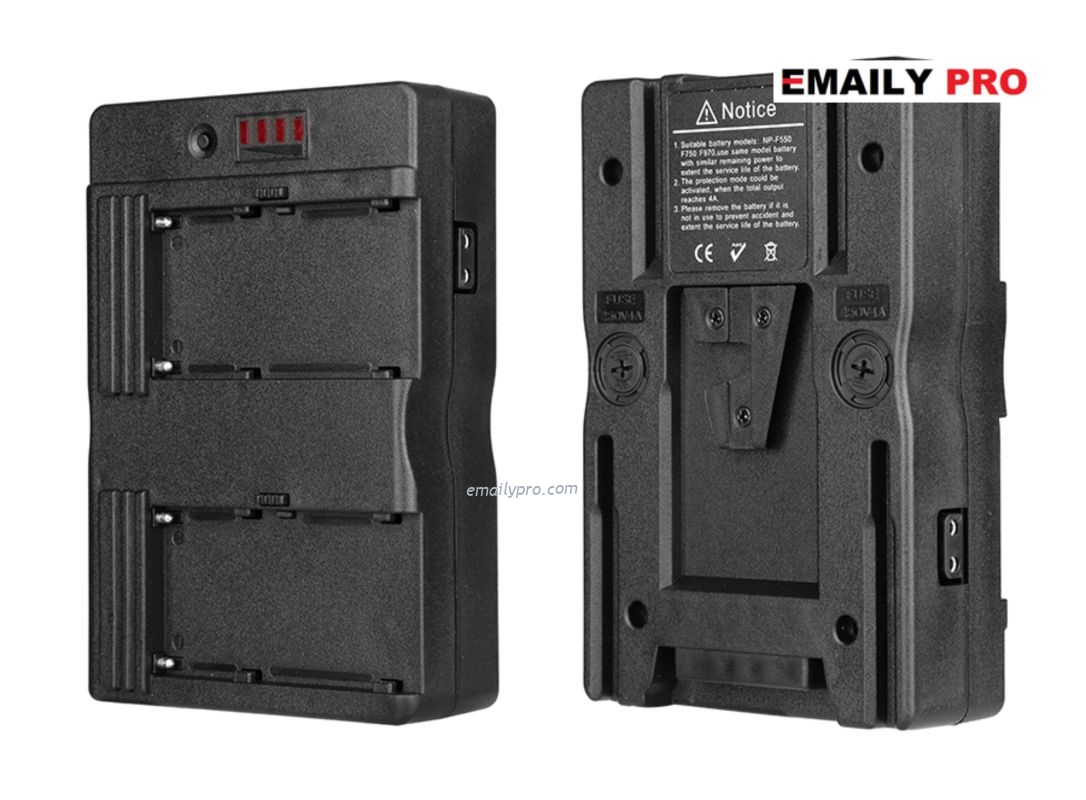 Gá chuyển đổi pin NP 970 sang ngàm F2-BP / V