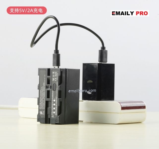 PIN NP-F750-4400mAh + Sạc nhanh USB