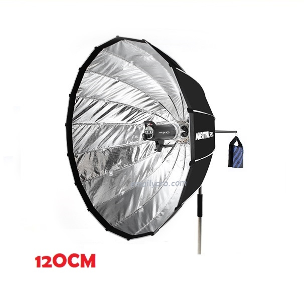 Softbox Deep Parabolic AMBITFUL 120CM + AL-06 ZOOM