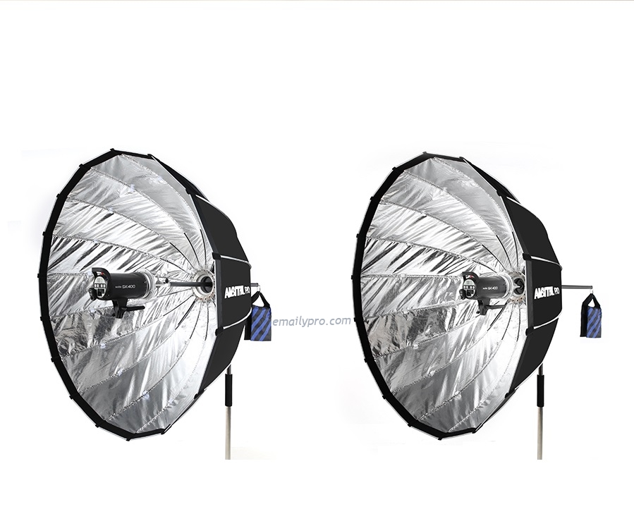 Softbox Deep Parabolic AMBITFUL 70CM + AL-06 ZOOM