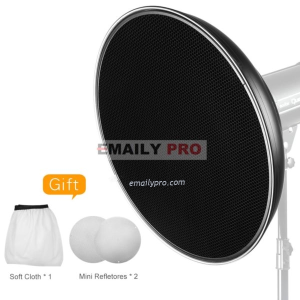 Beauty Dish Mount Bowen EM 42cm- White