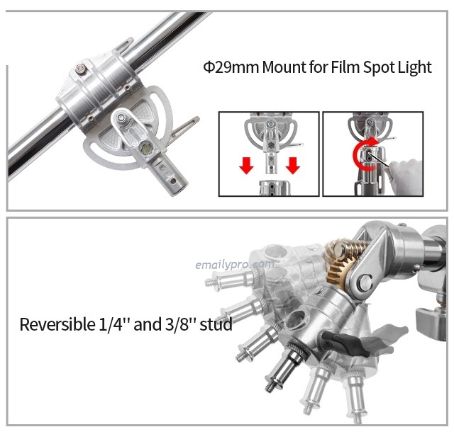 CHÂN LIGHT STAND BOOM LS-M16 Pro Nicefoto