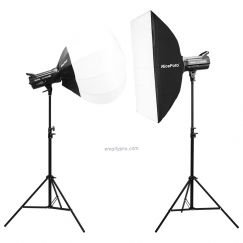 Bộ đèn LED VIDEO LIGHT 200W NICEFOTO KT-HC403