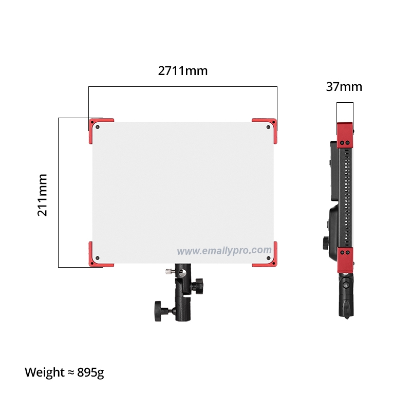 Đèn AMBITFUL LED P60C 60w 3200-5600k - Softbox grid