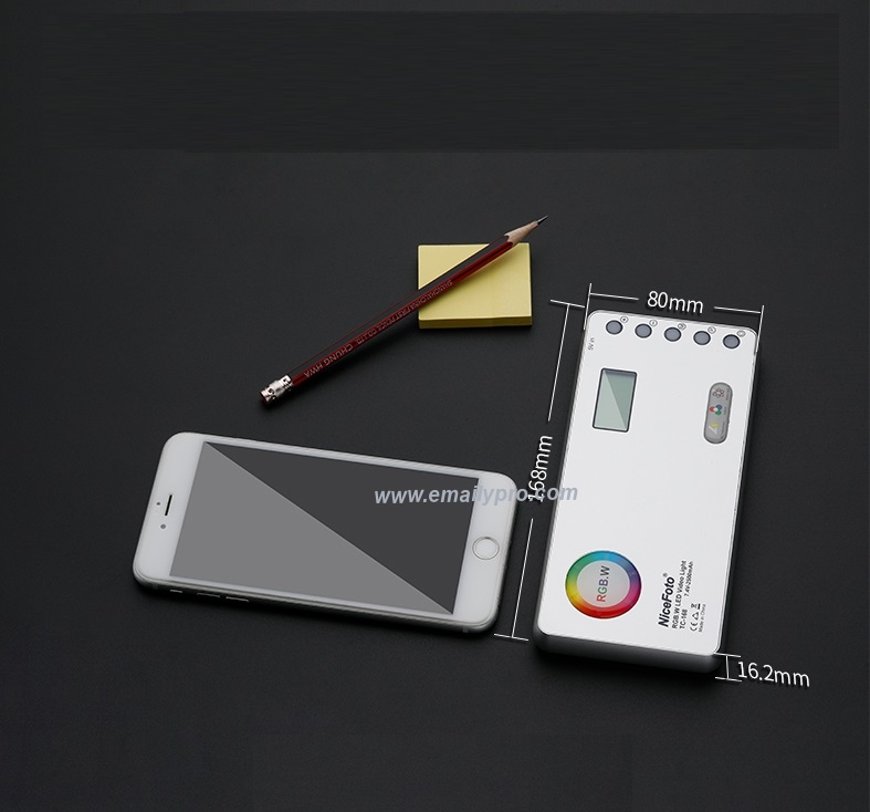 Đèn video LED RGB NiceFoto TC-168 12W