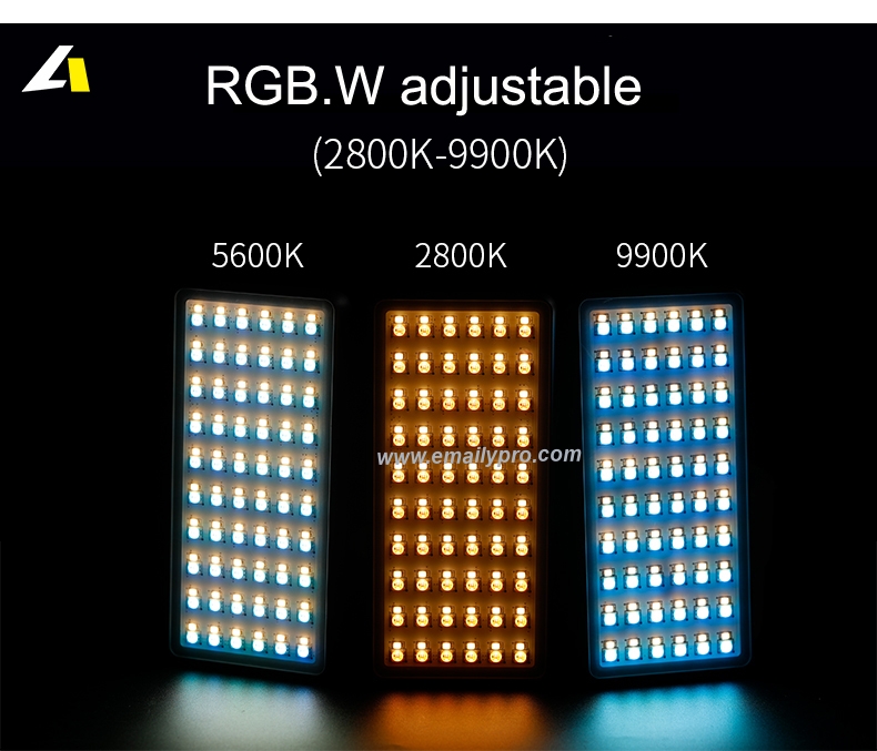 Đèn video LED RGB NiceFoto TC-168 12W