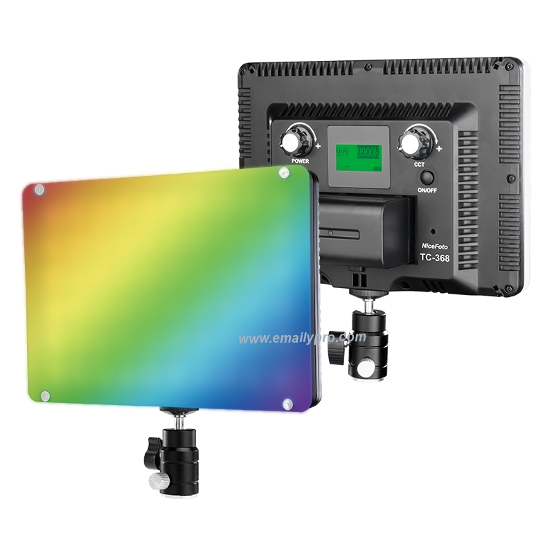 Đèn video LED NiceFoto TC-368 RGB