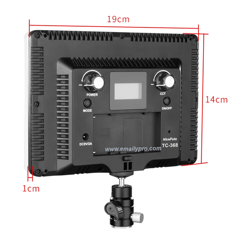 Đèn video LED NiceFoto TC-368 RGB